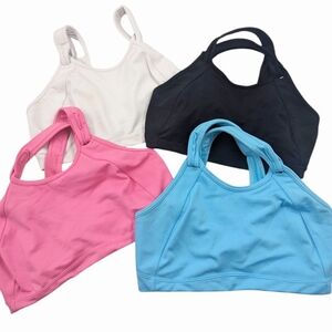 LA ISLA High Impact Convertible Sports Bra 34DD Bundle of 4